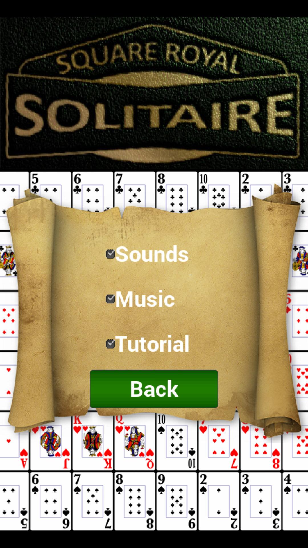 Square Royal Solitaire