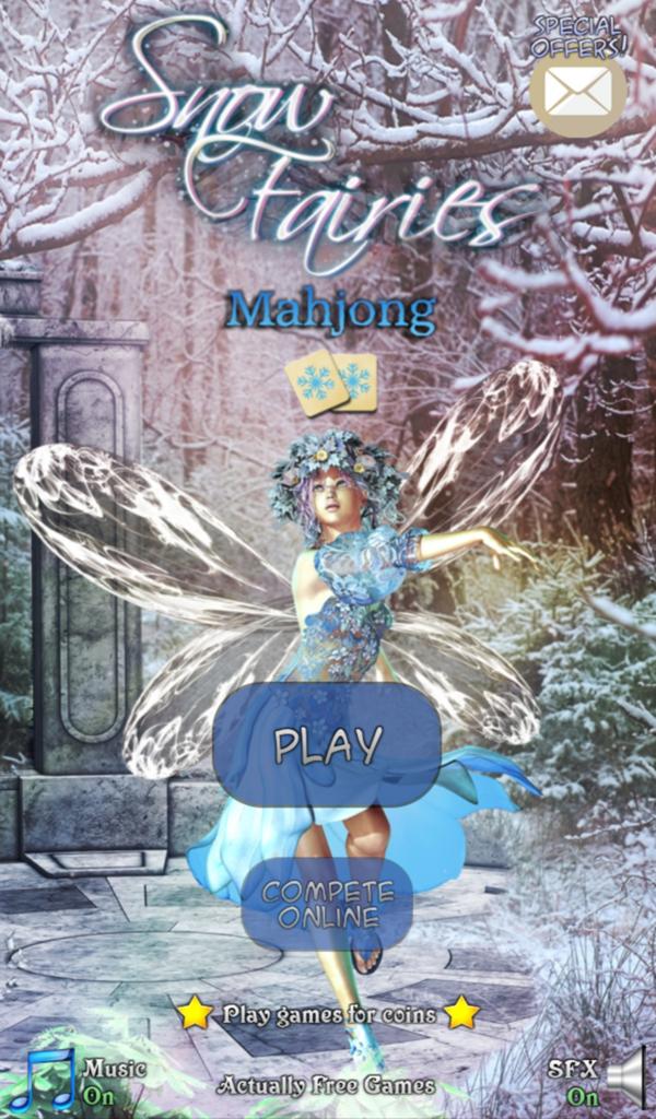 Hidden Mahjong: Snow Fairies