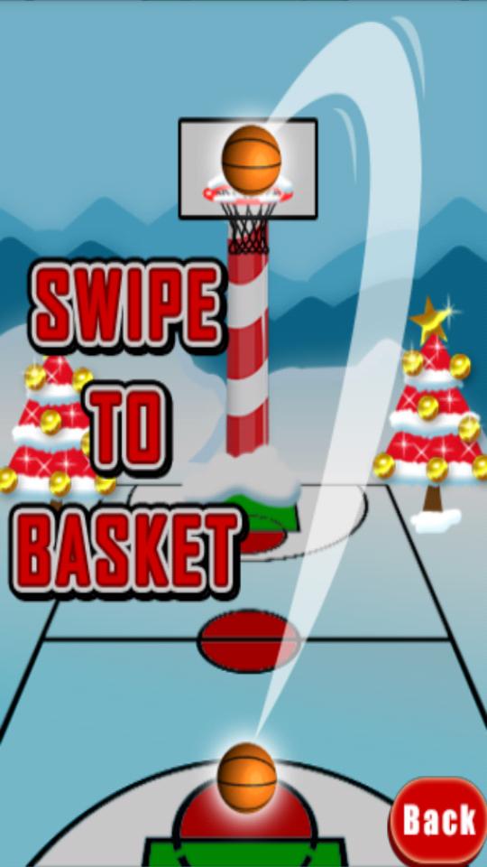 Santa Basketball Shot