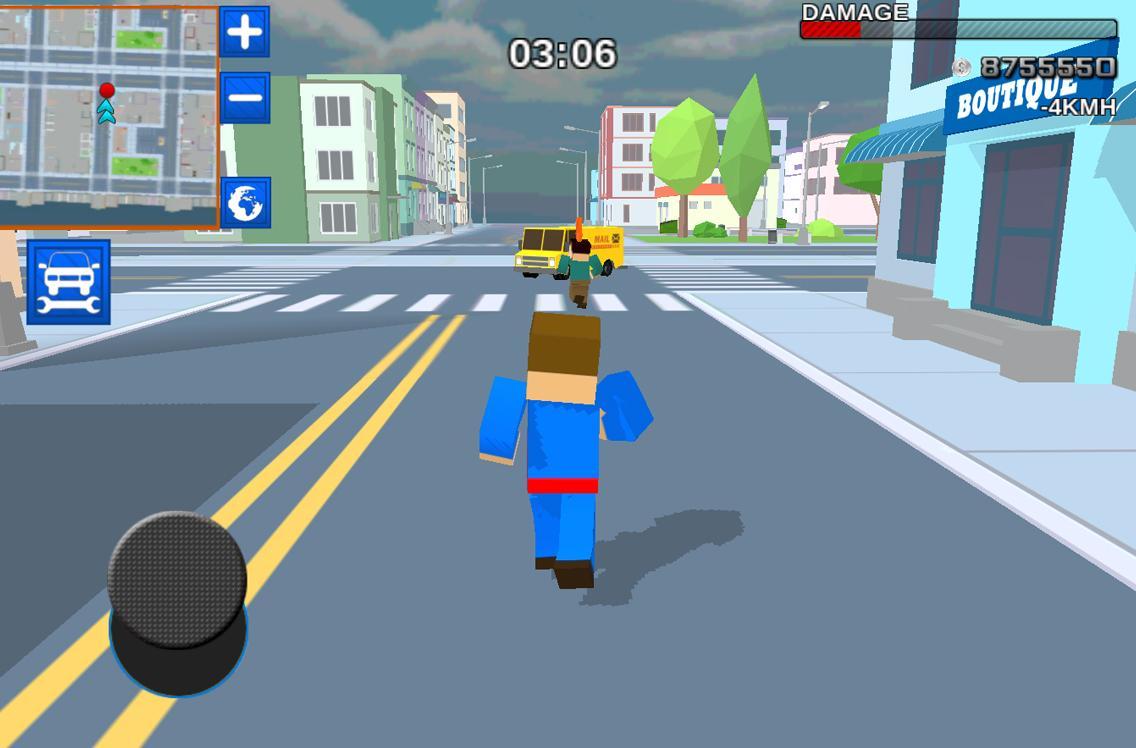 Car Craft Blocky City Racer