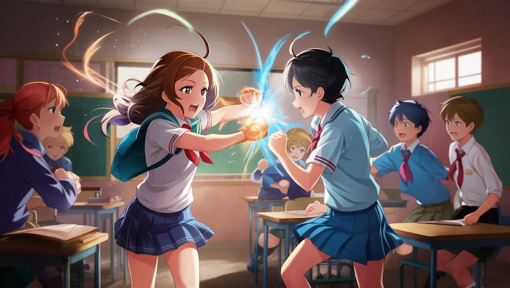 Anime High School Love Story