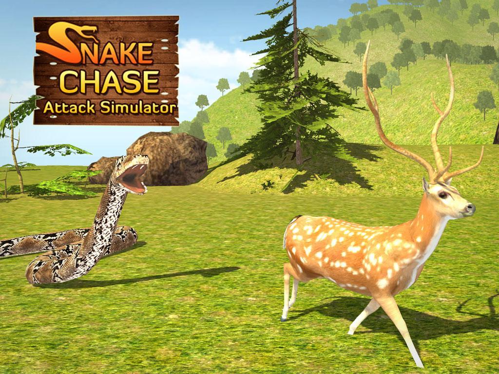 Snake Chase Attack Simulator