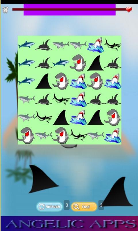 Shark Match Game for Kids Free