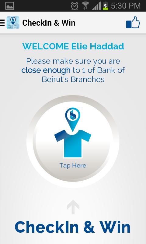 CheckIn&Win by Bank of Beirut