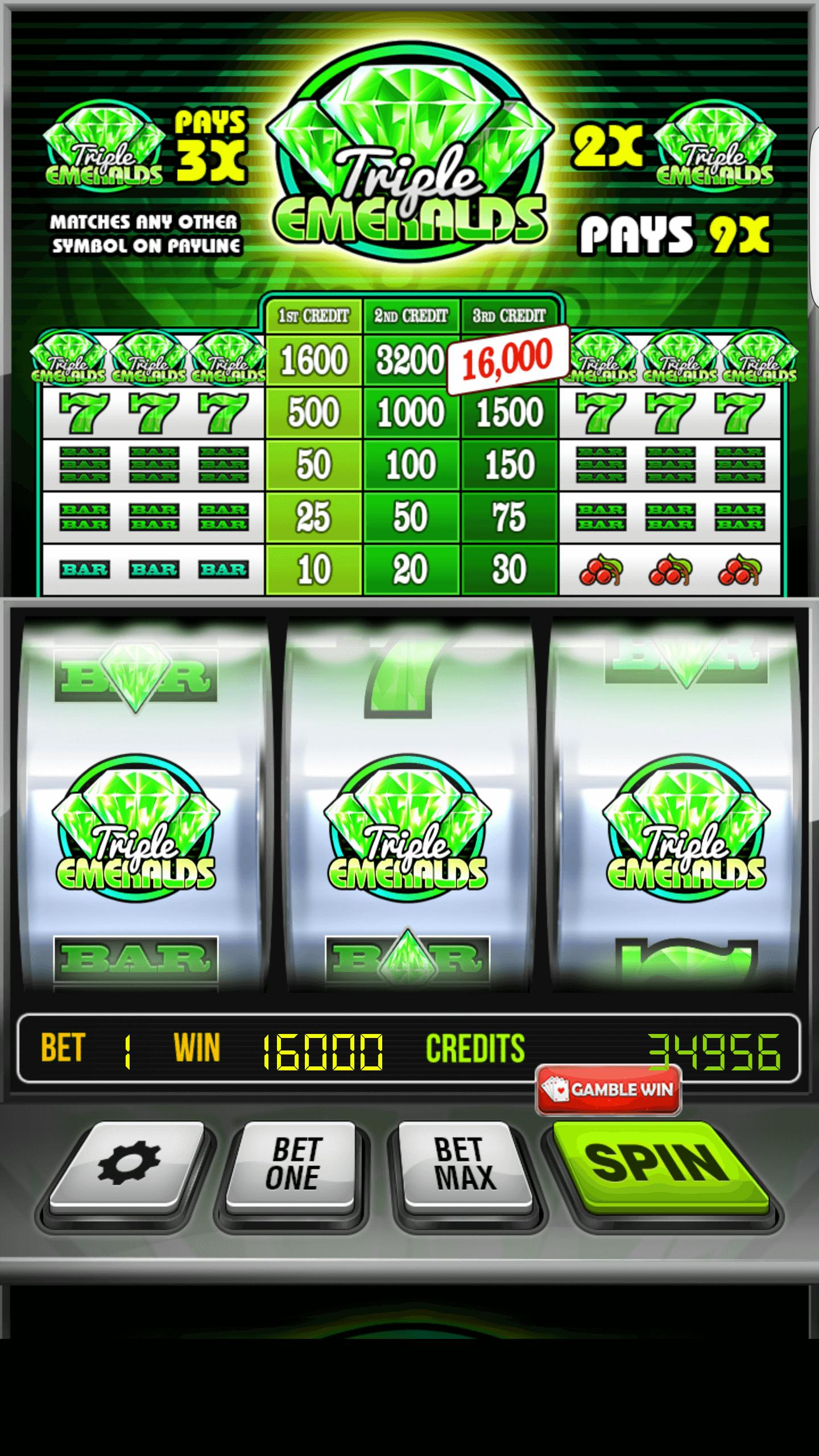 Triple Emeralds Slots HD