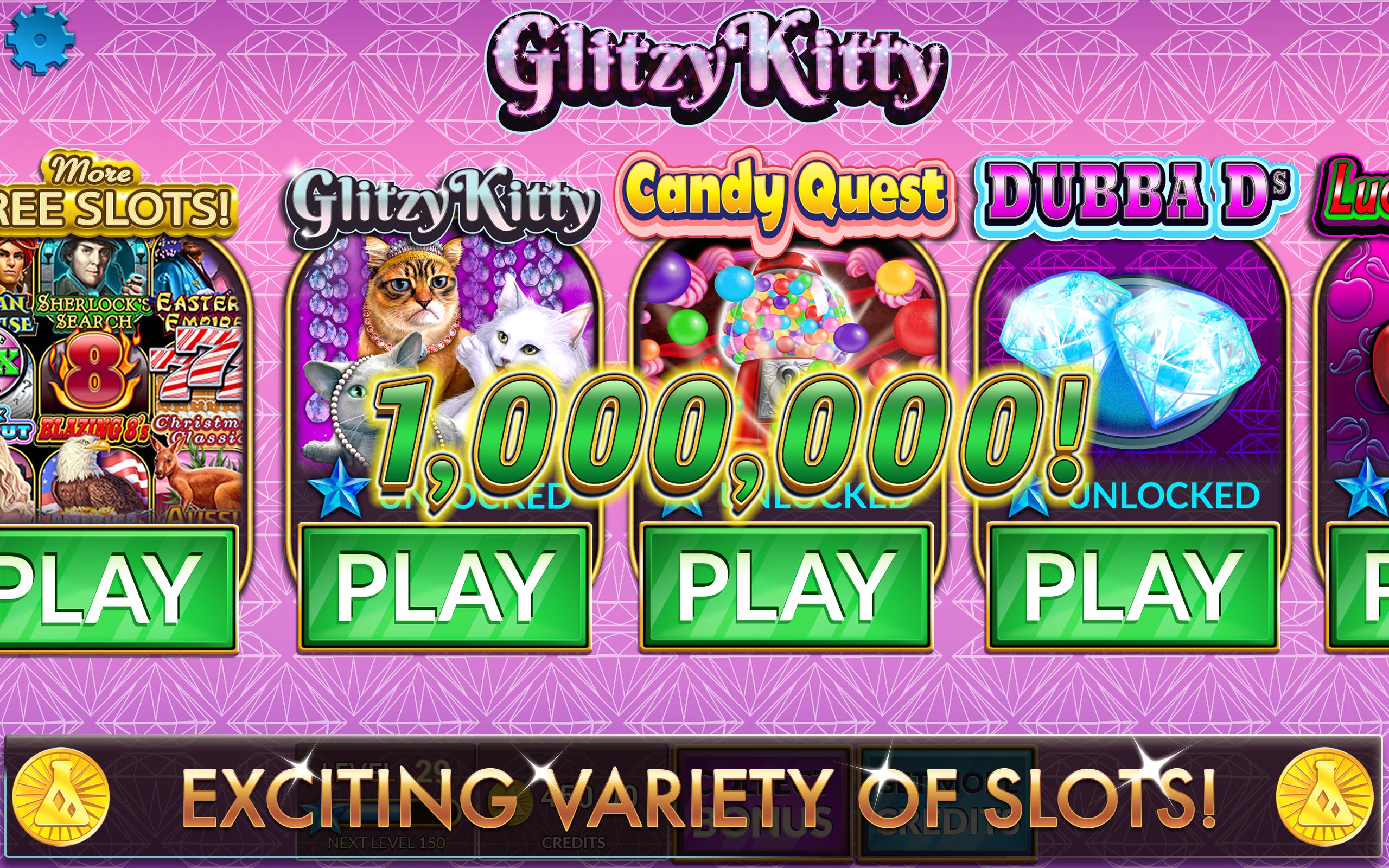 Glitzy Kitty Free Slots Casino