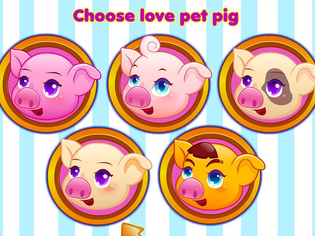 Pet piggy care - Animal game