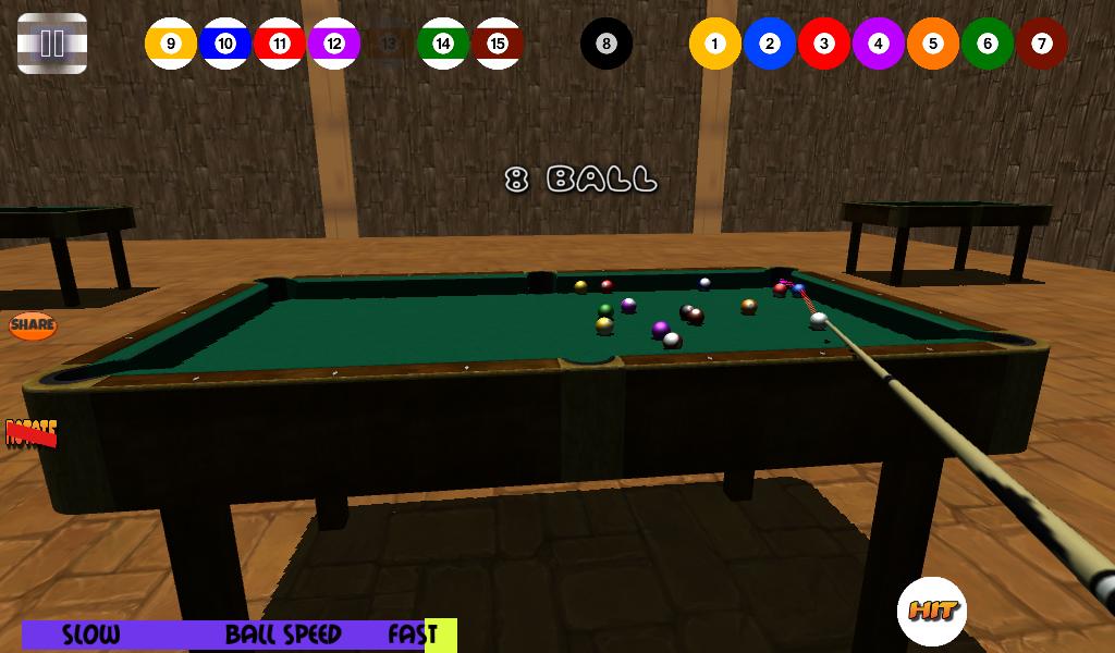 3D Free Billiards Snooker Pool