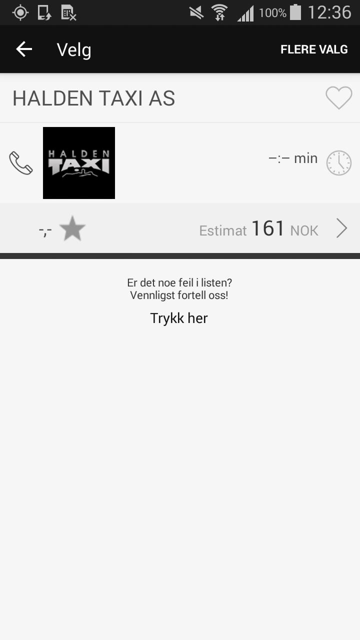 Halden Taxi