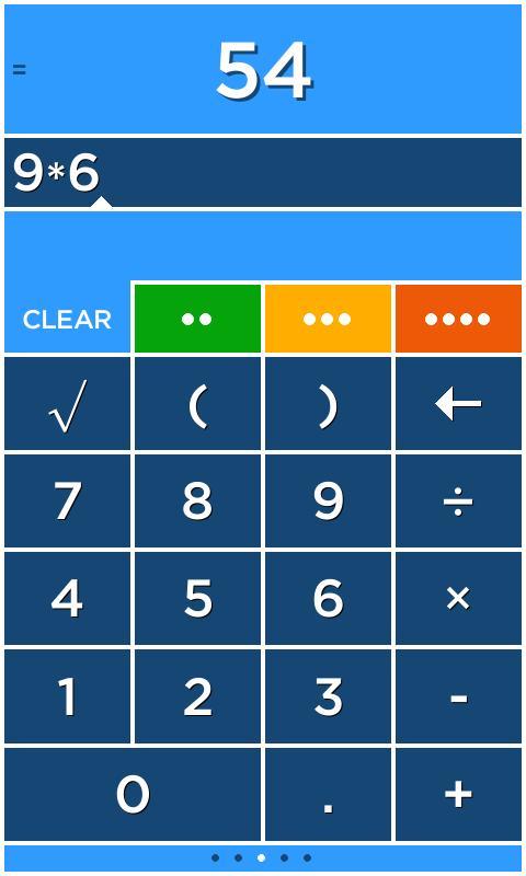 Solve - A colorful calculator