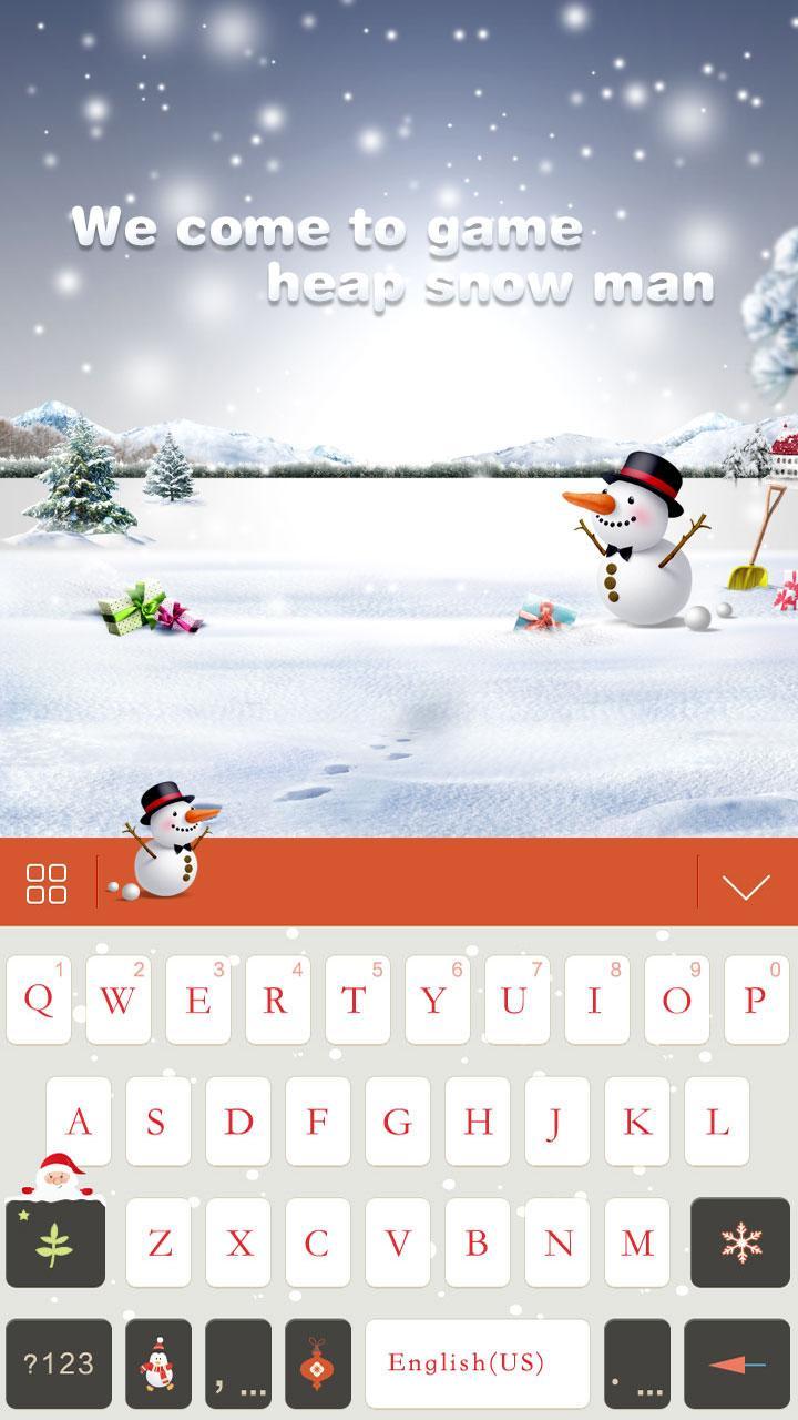 Snowflake Theme for iKeyboard