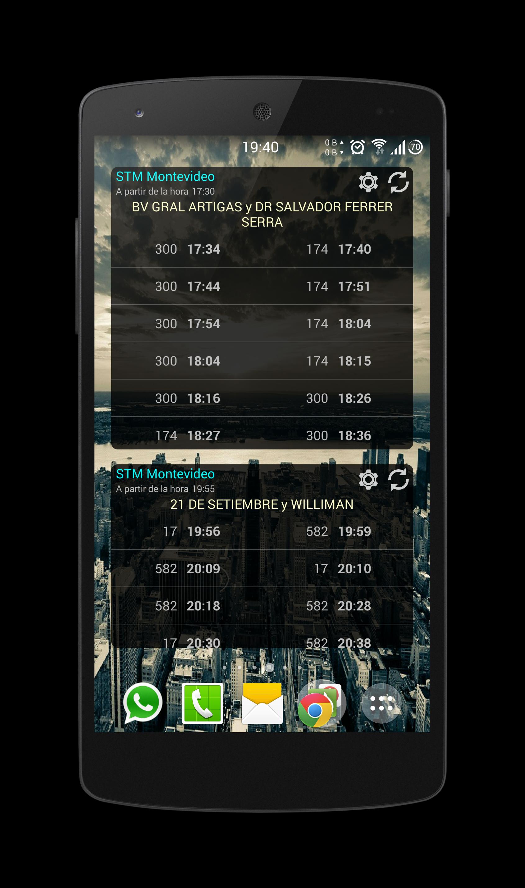 STM Montevideo Widgets