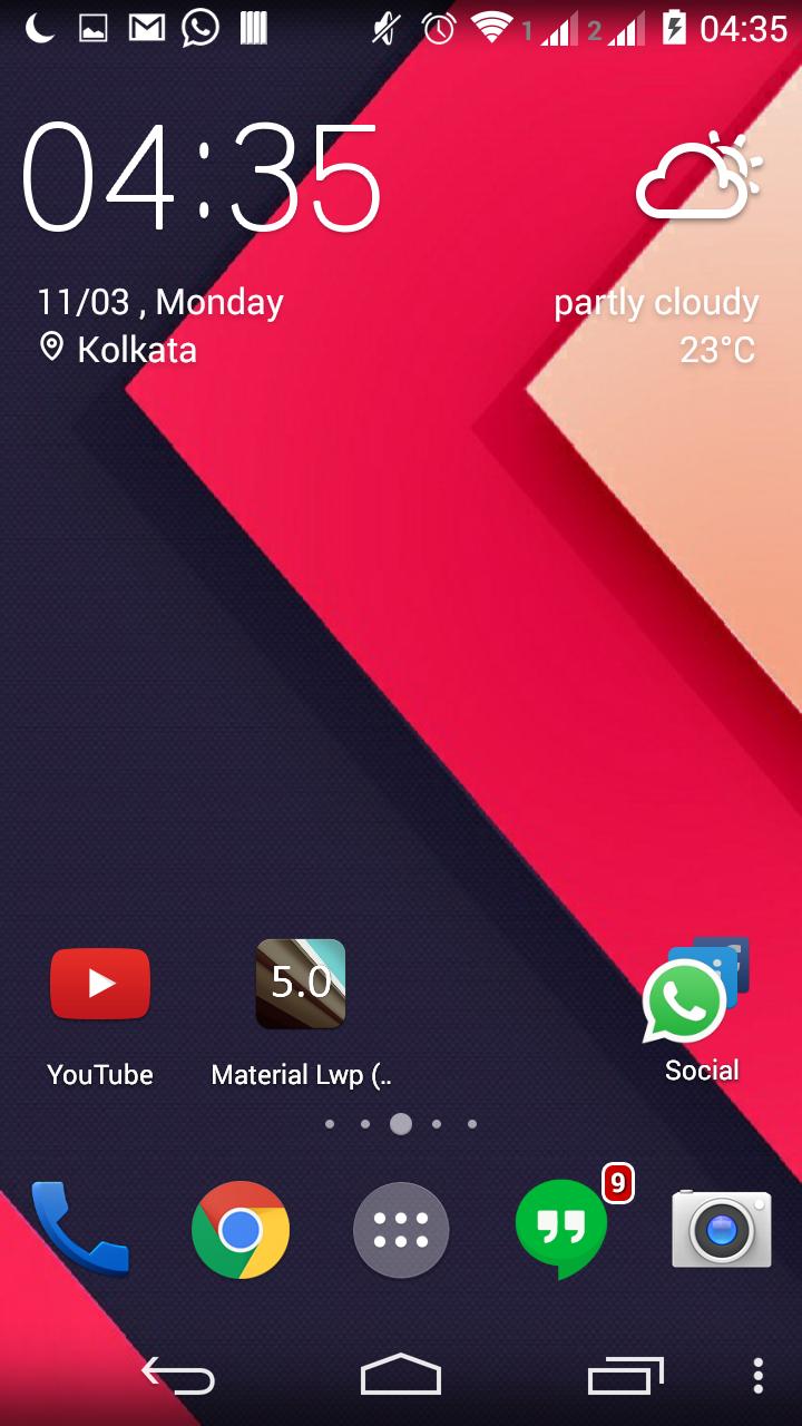 Material Lwp (Android 5.0)