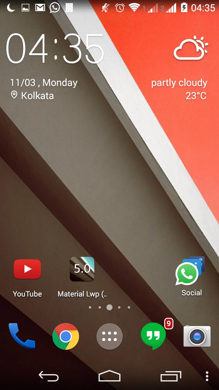 Material Lwp (Android 5.0)