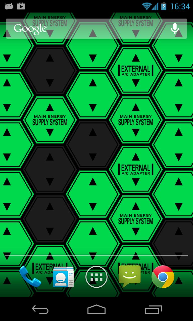 Hexagon Battery Indicator LWP