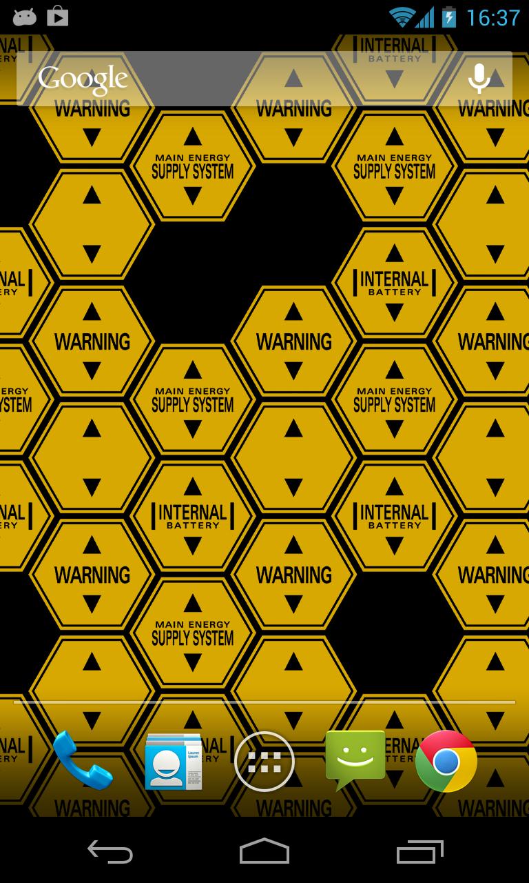 Hexagon Battery Indicator LWP