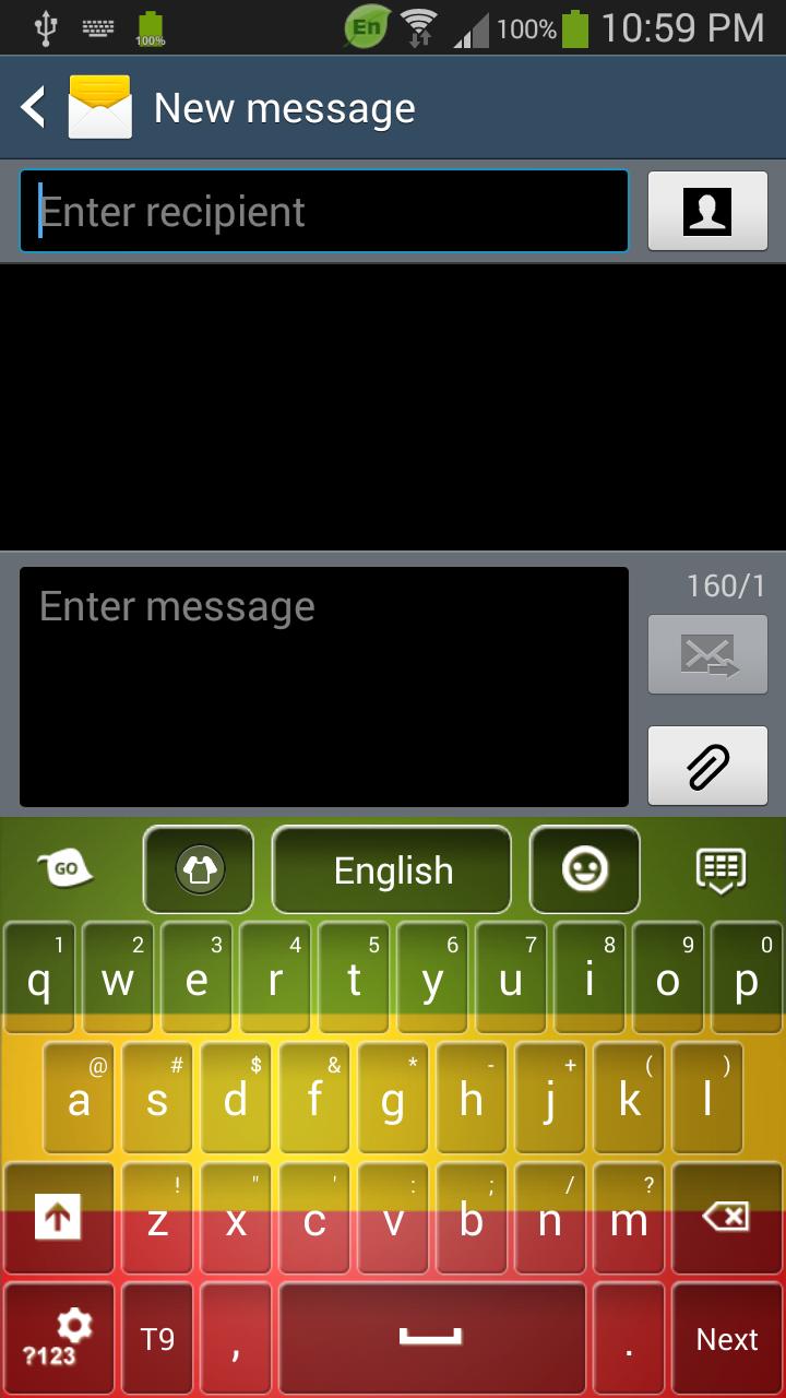 Rasta Keyboard Theme