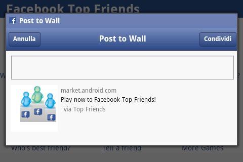 Top Friends for Facebook