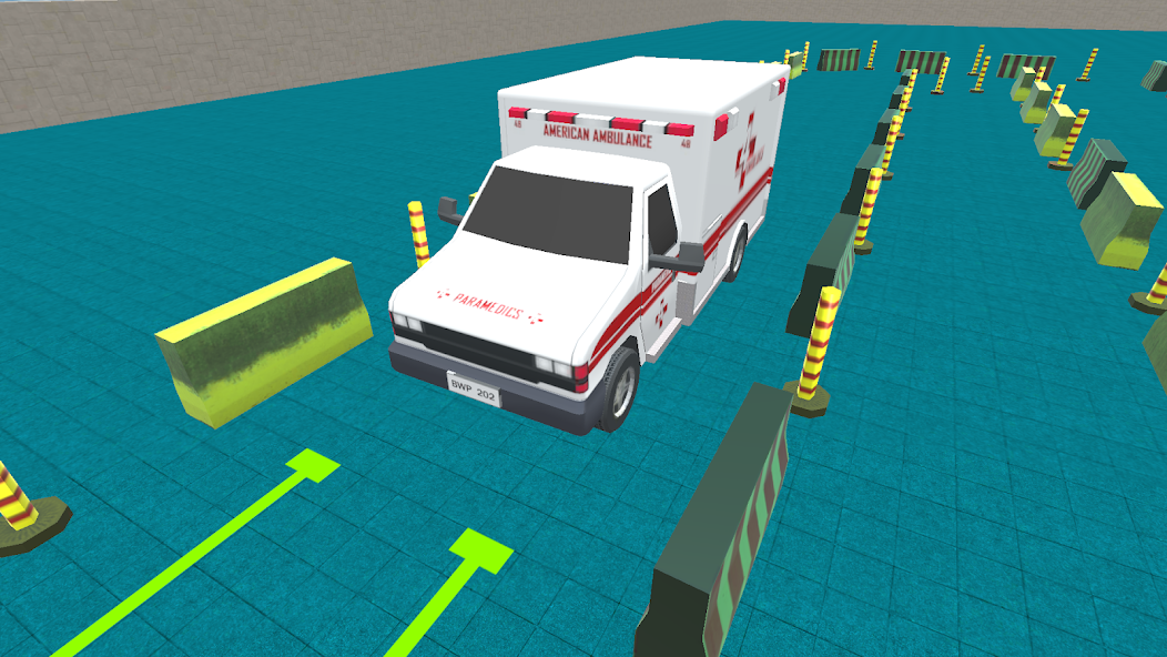 Ambulance Parking Game 3D