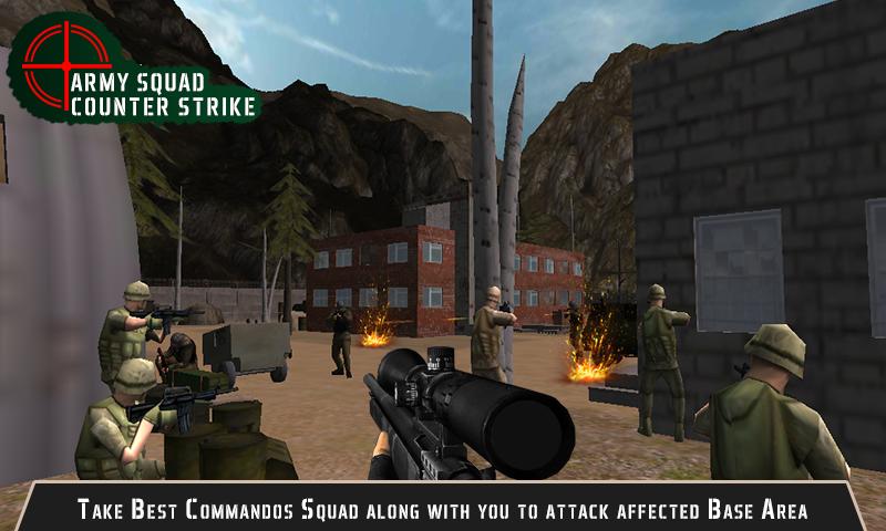 Army Squad counter strike 3D