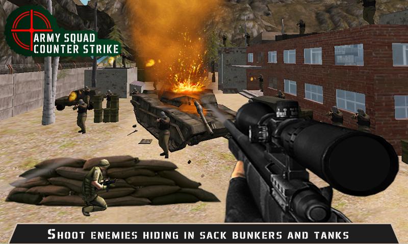 Army Squad counter strike 3D