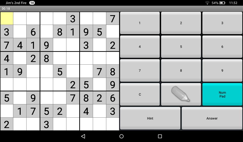 Sudoku with Step by Step Hints