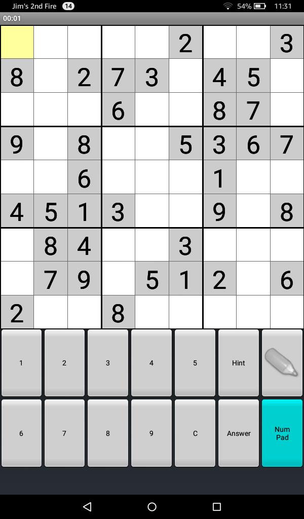 Sudoku with Step by Step Hints