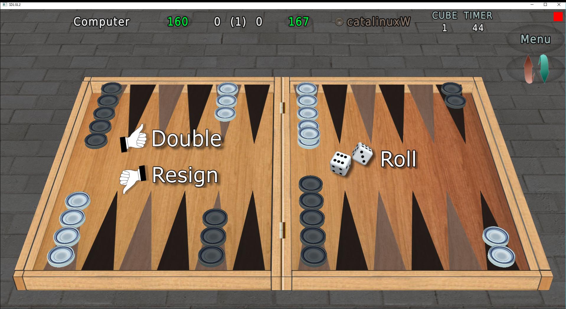 Backgammon Reloaded 3D