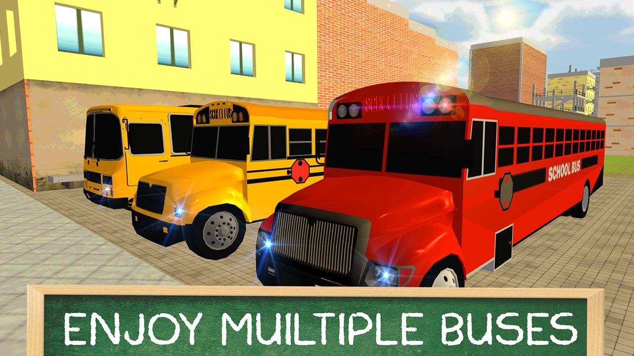 Urban City Schoolbus Driver 3D