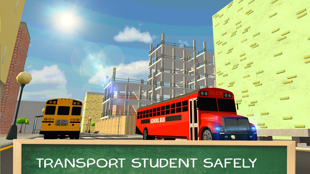 Urban City Schoolbus Driver 3D