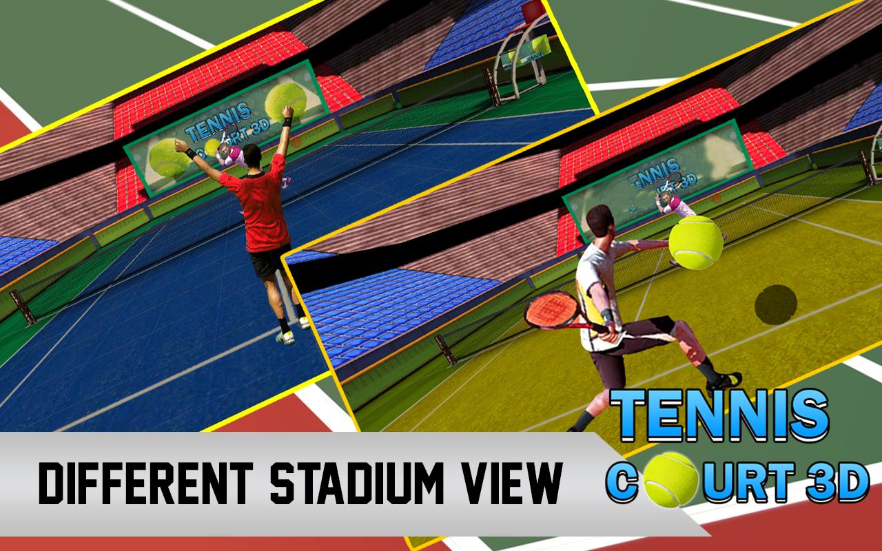 Tennis Court 3d