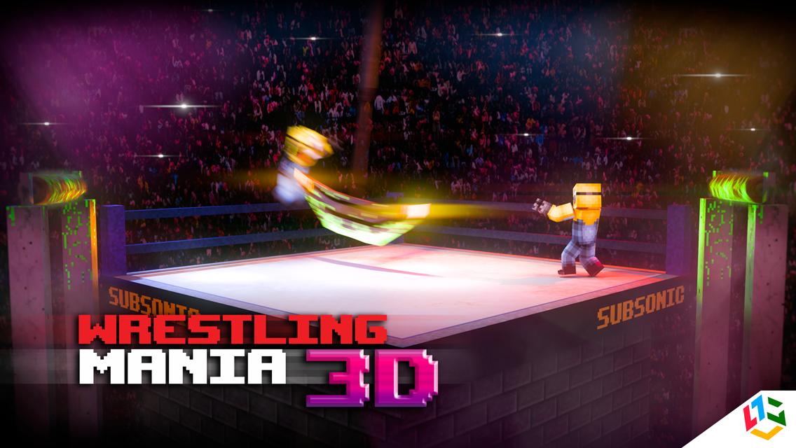 Blocky Wrestle 3D Free Edition