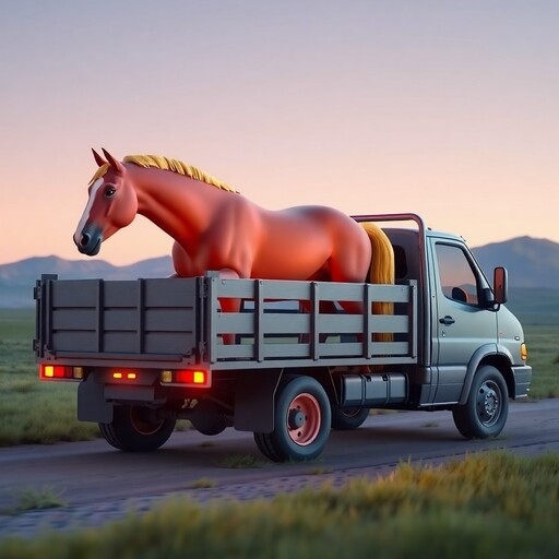 Wild Horse Transport Truck Sim