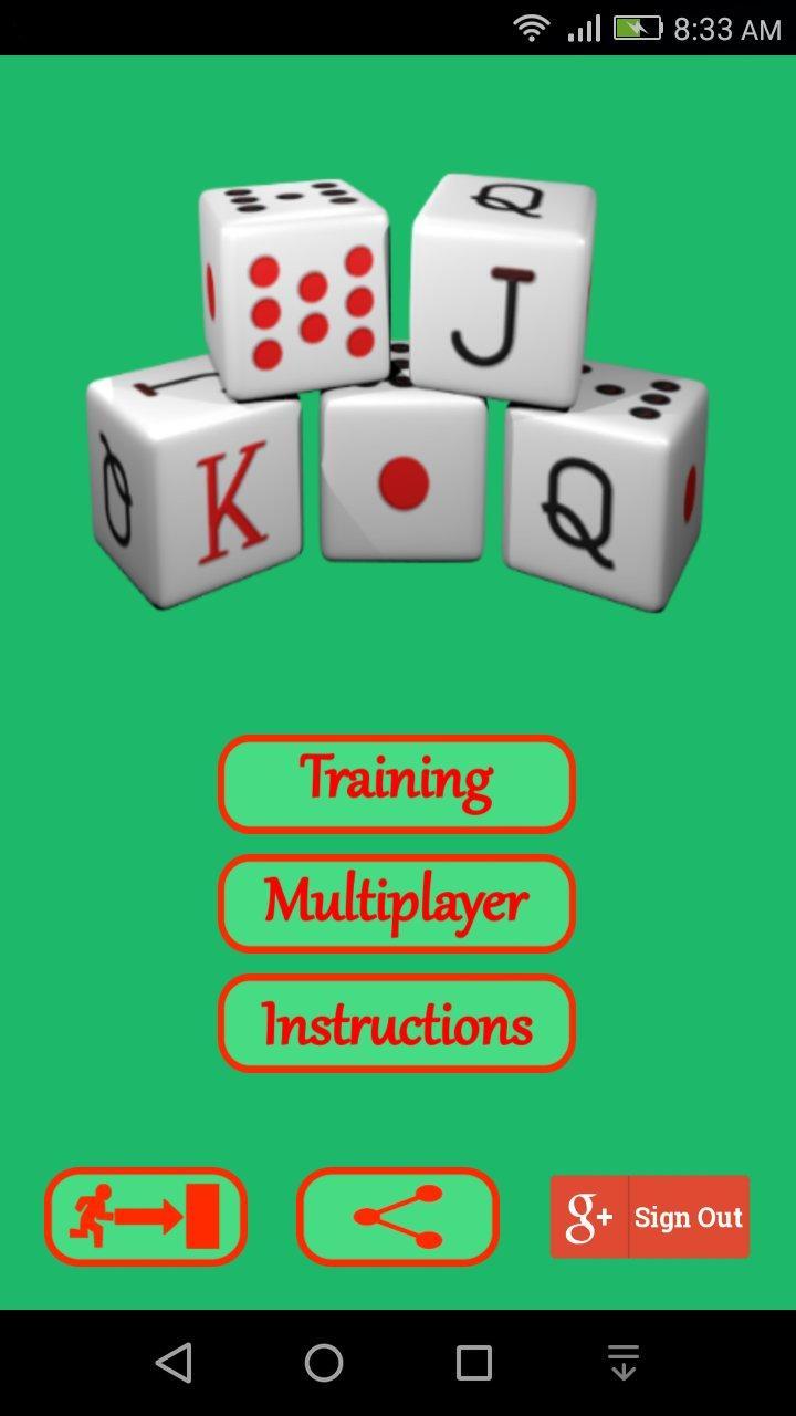 Poker Dice Multiplayer