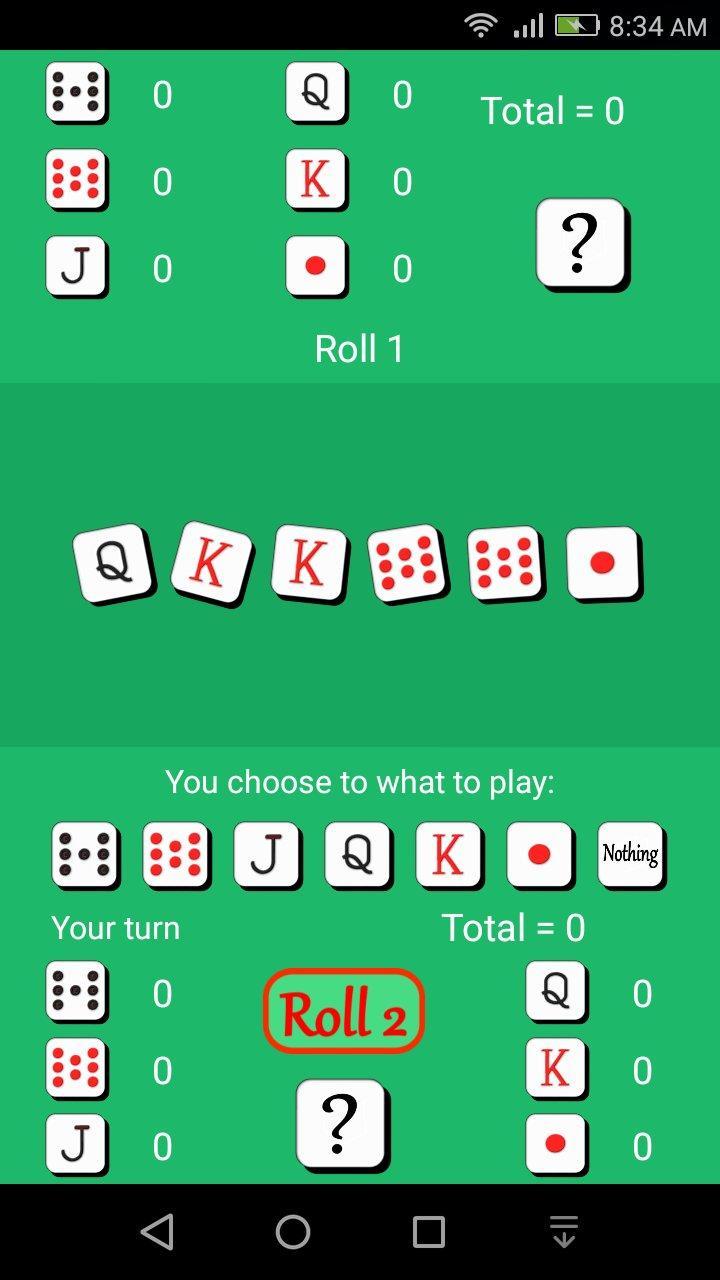 Poker Dice Multiplayer