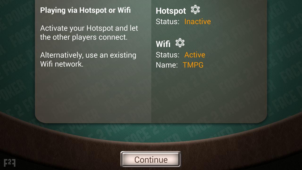 Offline Poker - WiFi