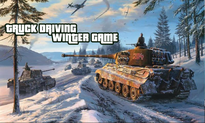 Truck Driving Winter Game