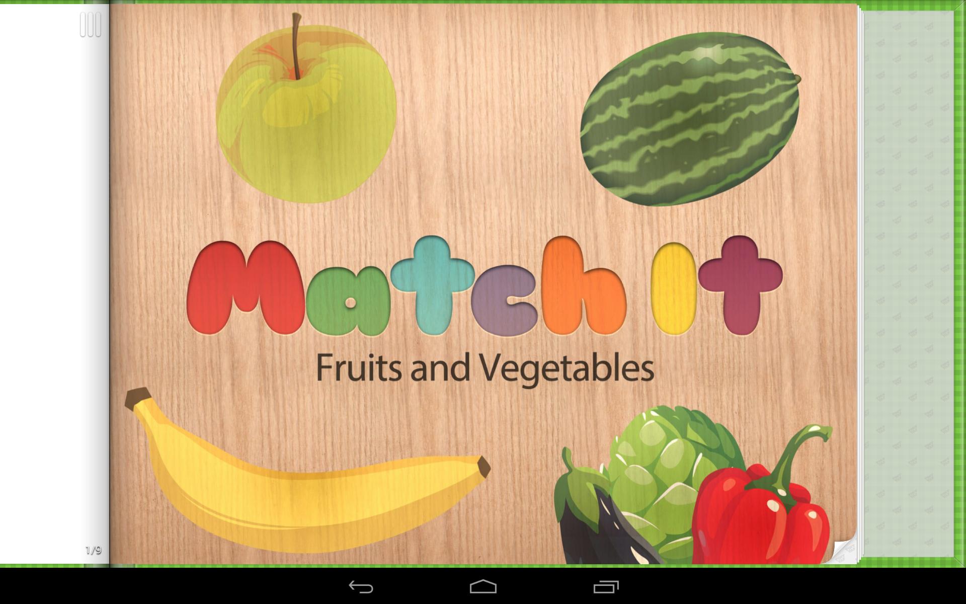 Match It! Fruits & Vegetables