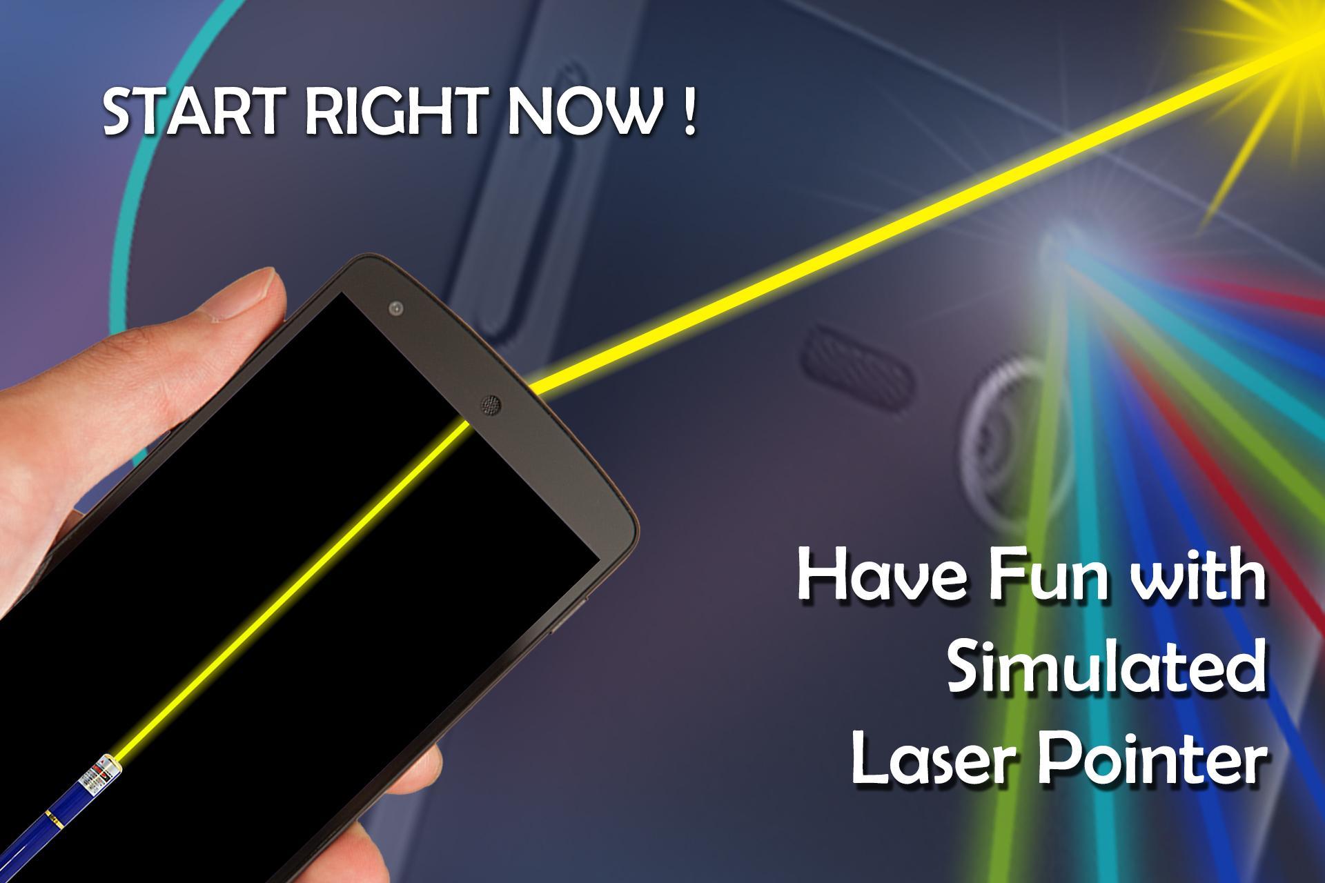 Laser Flash Light Simulator