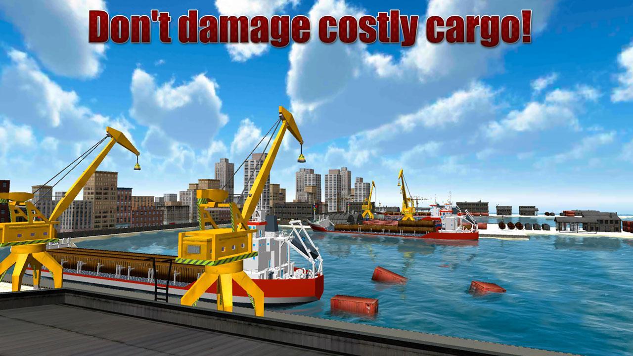 Cargo Crane Simulator 3D: Port