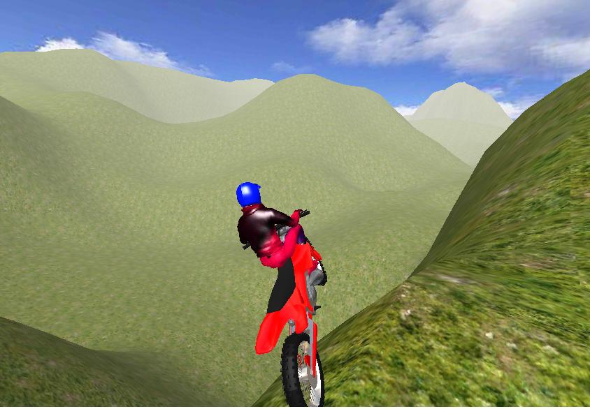 Mountain Motorbike Simulation