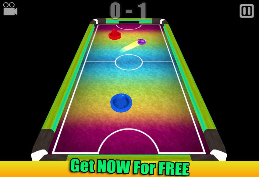 Air Glow Hockey 3D - New 2016