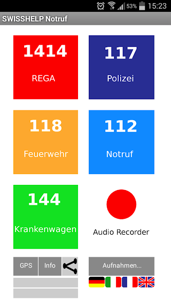 SWISS HELP Emergency Call