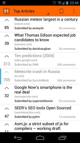 Hacker News Android