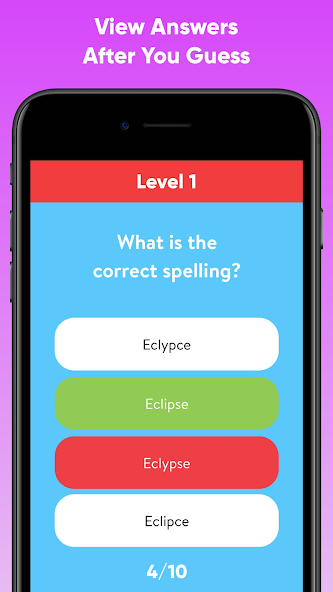 Spelling Test Quiz