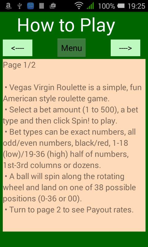 Vegas Virgin Roulette