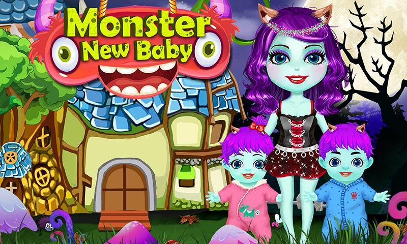 New Monster Mommy & Cute Baby