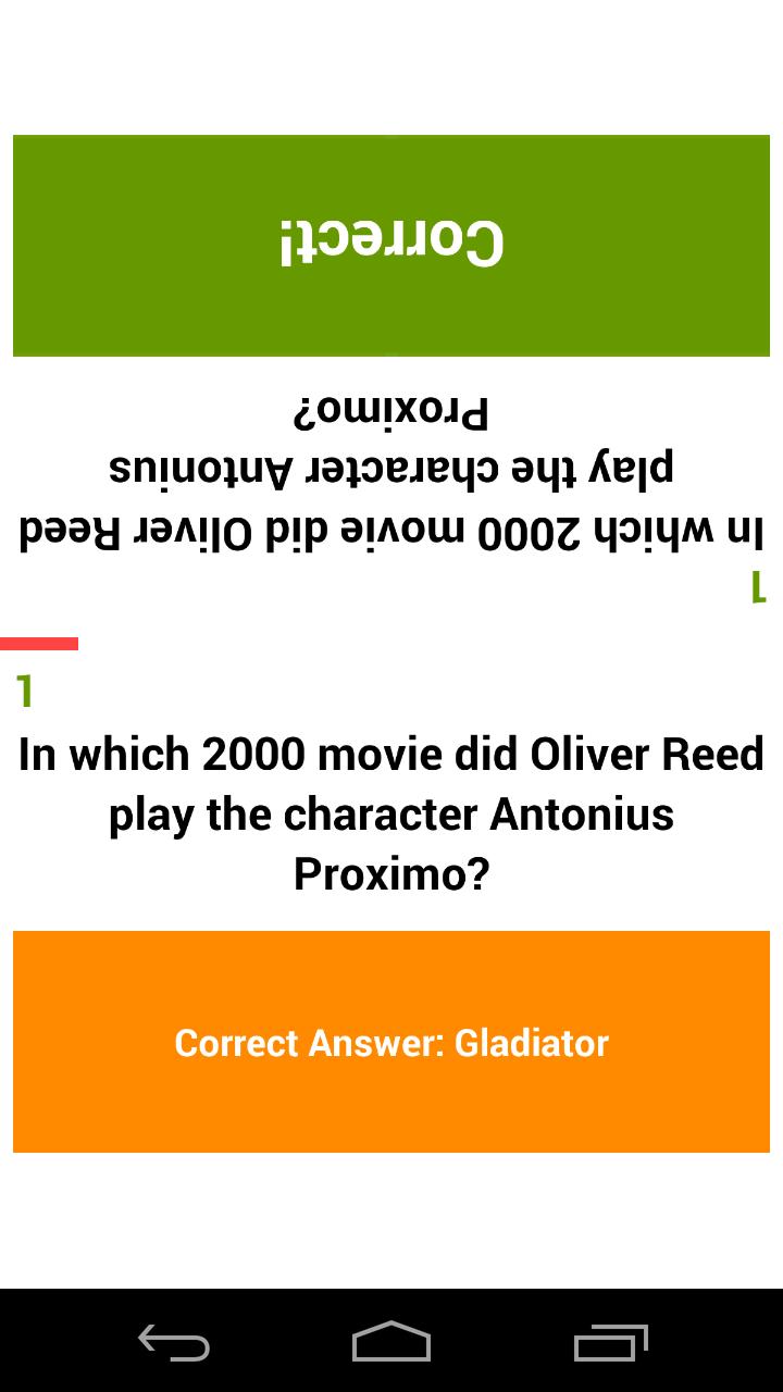 2 Player Quiz: Movies & TV