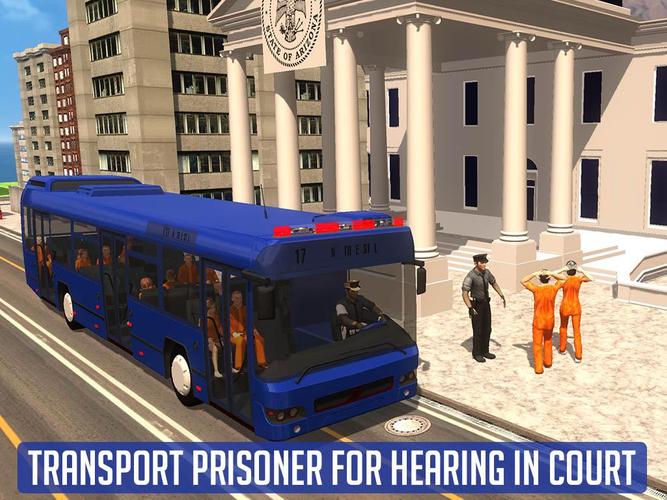 Police Bus Prisoner Transport