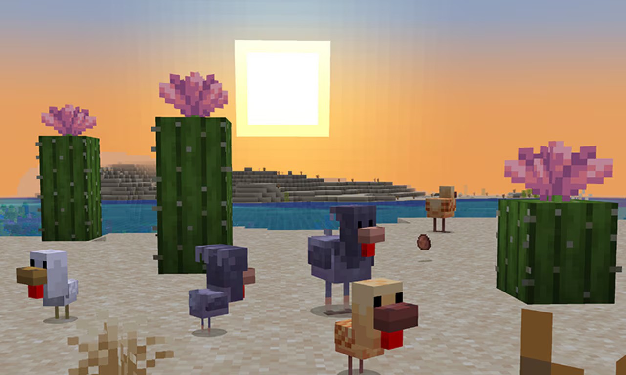 Cómo obtener flores de cactus en la instantánea de Minecraft 25W06A